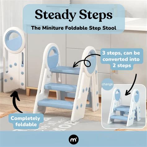Buy Miniture's Safe & Durable Steady Steps Step Stool for Kids