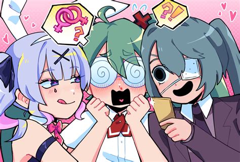 hatsune miku (vocaloid and 3 more) drawn by nemu_etoile | Danbooru