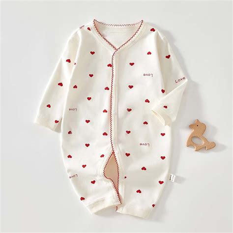 Ovbmpzd Kids Pajamas Clearance Cotton One Piece Casual Heart Print ...