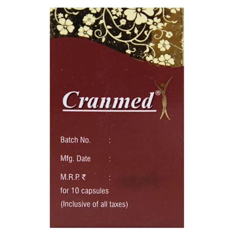 Cranmed Capsule 10's Price, Uses, Side Effects, Composition - Apollo ...