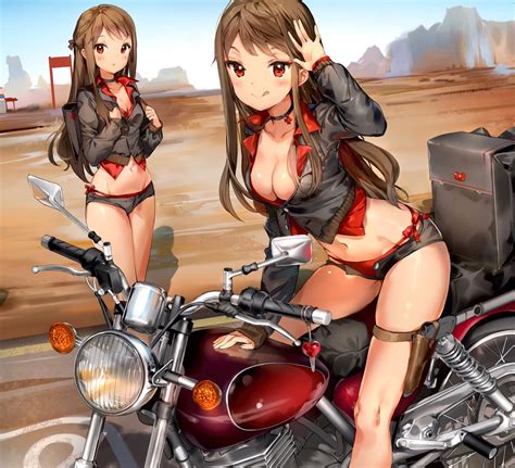 Anime Girl Bike