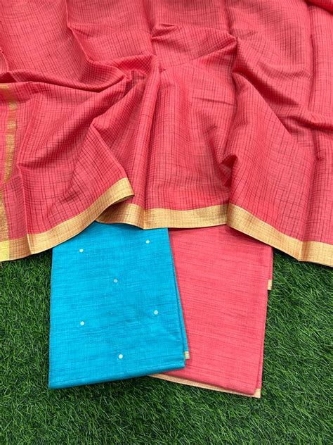 Banarasi Silk Unstitched Suit With Banarasi Dupatta - Leheriya.com