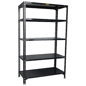 Mil-Nil Prime CRC Sheet 5 Shelf Multipurpose Slotted Angle Rack, 60 x ...