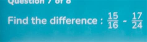 Find the difference : 1615 −2417 | Filo