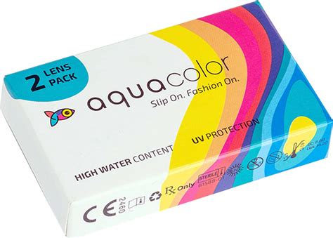 Buy AQUACOLOR SINCERE GRAY MONTHLY DISPOSABLE COLOR LENSES (2 LENSES ...