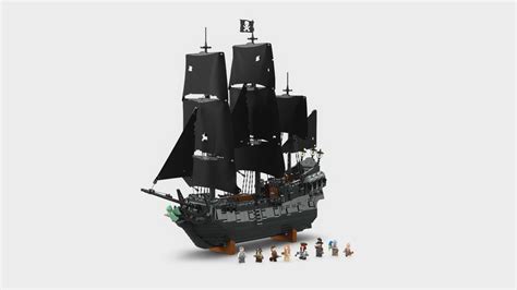 Icons Captain Jack Sparrow’s Pirate Ship, Building Kit for Adults 1036 ...