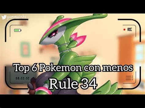 Top 6 Pokemon con menos rule 34 - YouTube