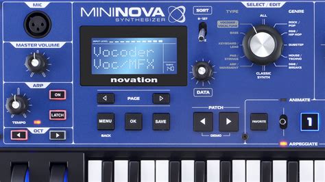 MiniNova ¡Novation Classics! Sinte compacto -clínic interactivo