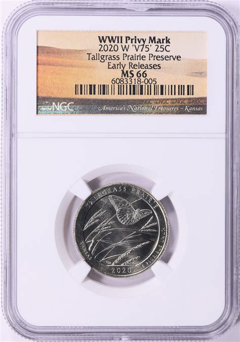 2020-W America the Beautiful Quarter Tallgrass Prairie National Park ...