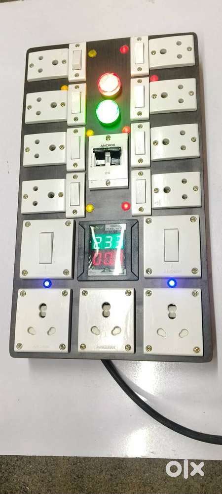 Extension Board Wooden Made Domestic 16A/32A/63A DJ Schuko Sockets ...