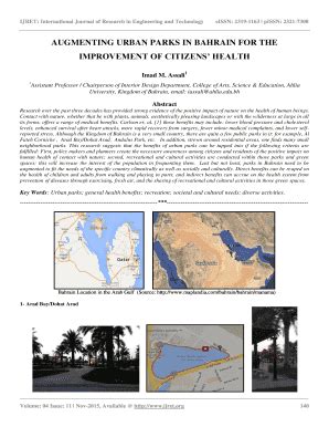 Fillable Online esatjournals AUGMENTING URBAN PARKS IN BAHRAIN FOR THE ...