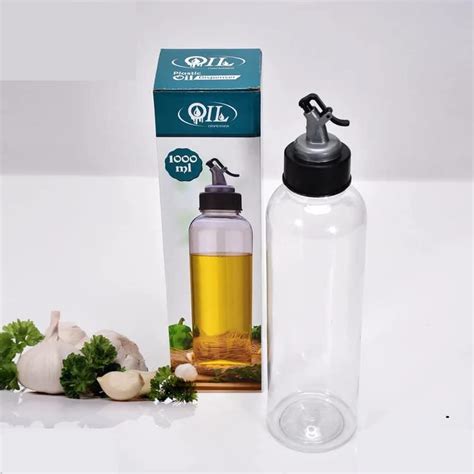 SRTech SRTech Oil Dispenser Transparent Plastic Oil Bottle | Cooking ...