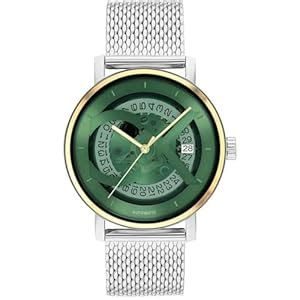 Buy Calvin Klein Iconic Mech-Automatic Green Round Dial Unisex Watch ...