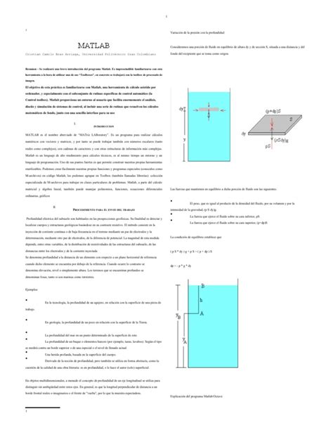 Matriz En El Script De MATLAB 的图像结果
