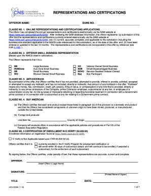 UCN-22338: Representations And Certifications (Word) - Y12 Doe - Fill ...