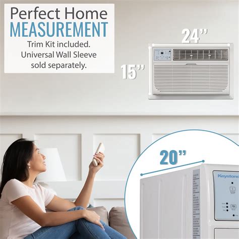 Keystone High Efficiency 12,000 BTU 230V Wall Mounted Air Conditioner ...