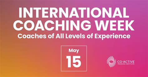 FREE EVENT: International Coaching Week - For Coaches of All Levels of ...