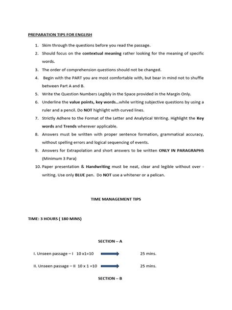 Image result for English Language Exam Tips