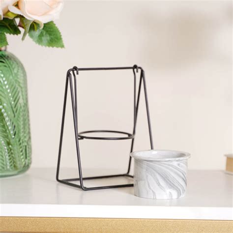 Single Swing Ceramic Flowering Pot Online - Premium Planter | Nestasia