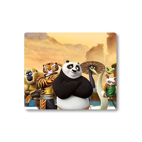 woopme® Kung Fu Panda Team Mouse Pad Anti Skid Designer Gaming Mouse ...
