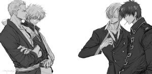 Athah Anime Crossover One Piece Gintama Sanji Zoro Roronoa Gintoki ...