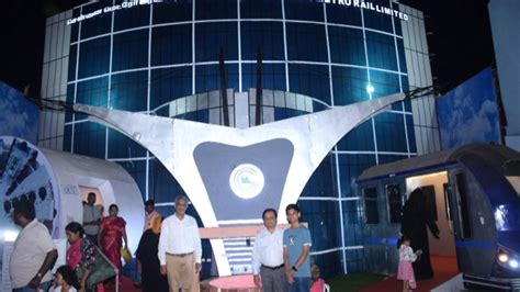 Chennai Metro’s replica model is placed at the 47th Tamil Nadu Tourism ...