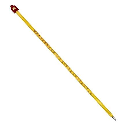 Laboratory Glass Alcohol Thermometer, -10° to 110°C Range, Red Liquid ...