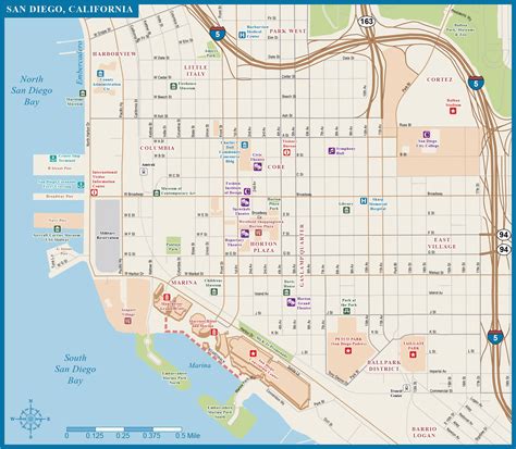 Map Of Downtown San Diego