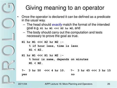 Image result for Prolog Operators