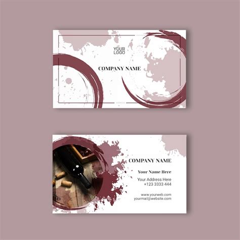 Double Sided Business Card Template Free 的图像结果