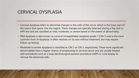 Disease of Uterine Cervix and Various Cytology Tests.pptx | Sexual ...