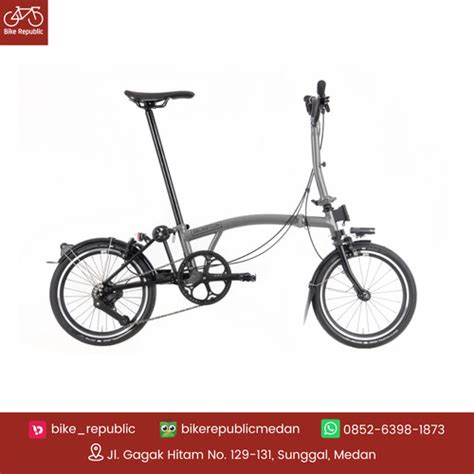 Jual Sepeda Lipat - BROMPTON P-LINE M4R STORM GREY METALLIC - STORM ...