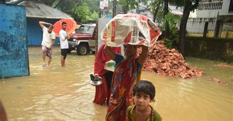 Worst Flooding in Decades Submerges Northeastern Bangladesh