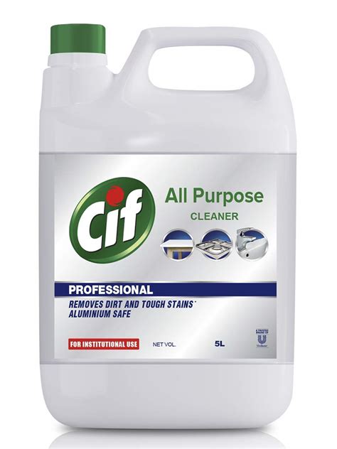 CIF All-Purpose Neutral Surface Cleaner by UNILEVER. 5-litres : Amazon ...