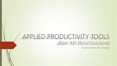 Image result for Basic Word Functions