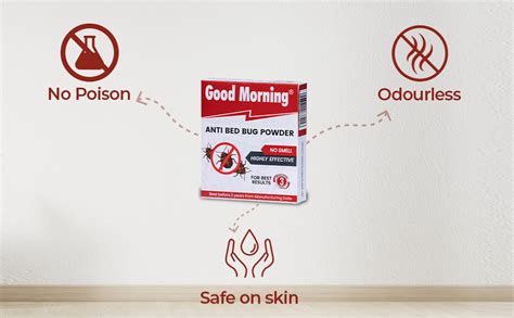 Good Morning Bed Bug Killer Powder Concentrate, Makes 5 Liters Spray ...