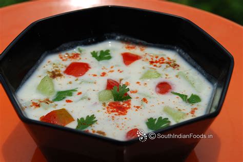Tomato cucumber raita | Thakkali vellarikai pachadi-How to make with ...
