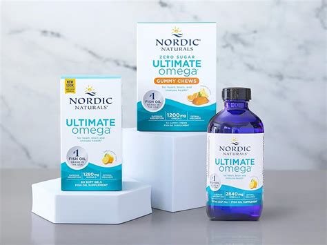 Nordic Naturals Ultimate Omega 3 Fish Oil Softgels