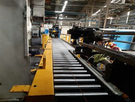 Block Line P And F Roller Conveyor System With Deburring Manufacturer ...