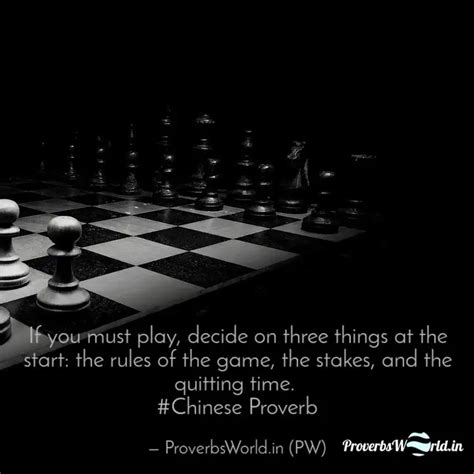 If you must play, decide ... | Quotes & Writings by Proverbs World ...
