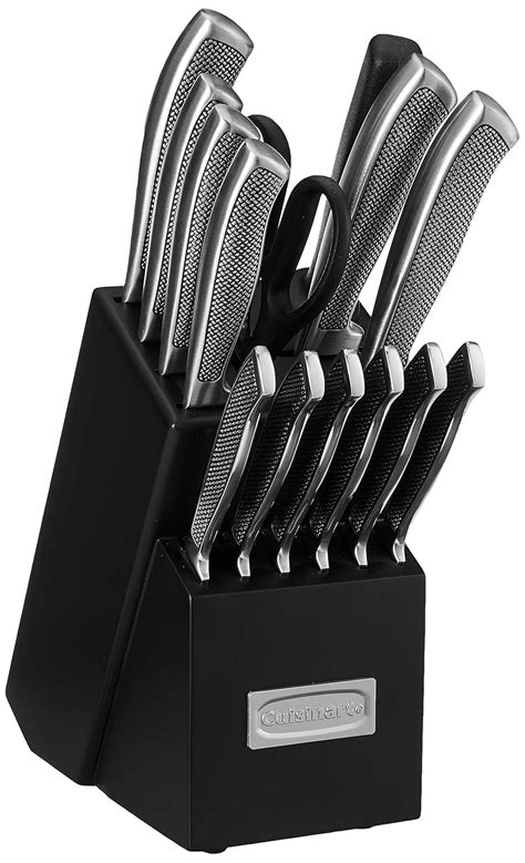 Cuisinart C77SS-15P Graphix Collection 15-Piece Cutlery Knife Block Set ...