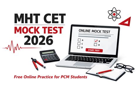 MHT CET Mock Test 2026 – Free Online Chapter-Wise Tests