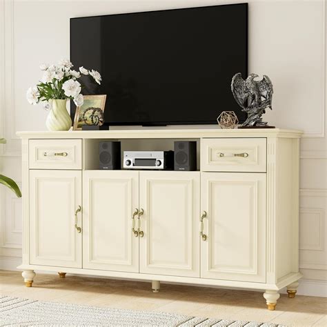Amazon.com: Farmhouse TV Stand for 65 Inch TV, Tall Entertainment ...