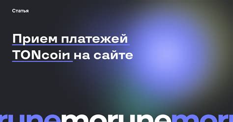 Зачем и кому принимать платежи в криптовалюте Toncoin — Teletype
