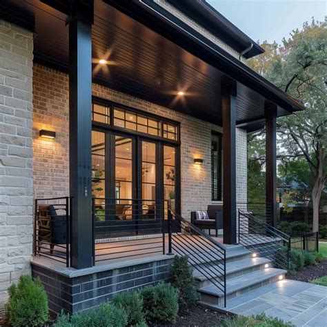 9+ Minimalist Front Porch Columns Ideas for a Clean Design • 333+ Art ...