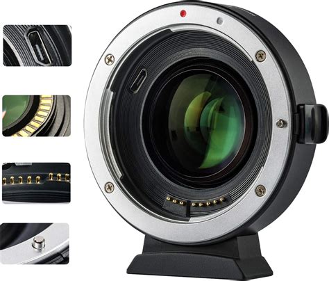 Buy VILTROX EF-EOS M2 Auto Focus Lens Adapter 0.71x Reducer Speed ...