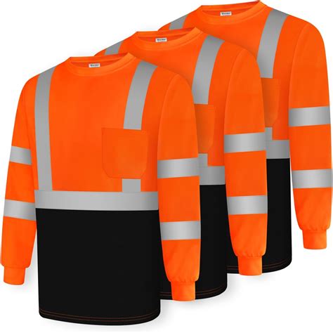 Amazon.com: Uno Mejor High Visibility Shirts for Men Class 3 Hi Vis ...