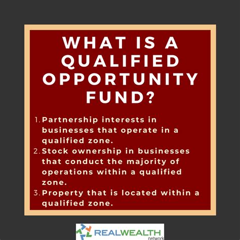 Qualified Opportunity Funds