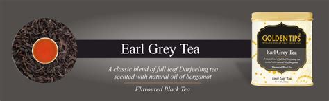 Golden Tips Loose Leaves Earl Grey Black Tea Tin can (100 Gram , 50 ...
