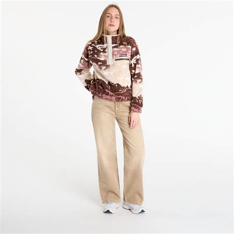 Mikiny Columbia Helvetia™ II Printed Cropped Half Snap Tobacco Sisters/ Dark Stone (2098501256 ...